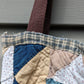 Pinwheel Quilt Tote Bag, Reusable Shopping Bag Made From A Patchwork Quilt