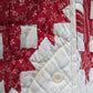 Red Vintage Quilt Coat, Quilt Coat Made From A Patchwork Quilt