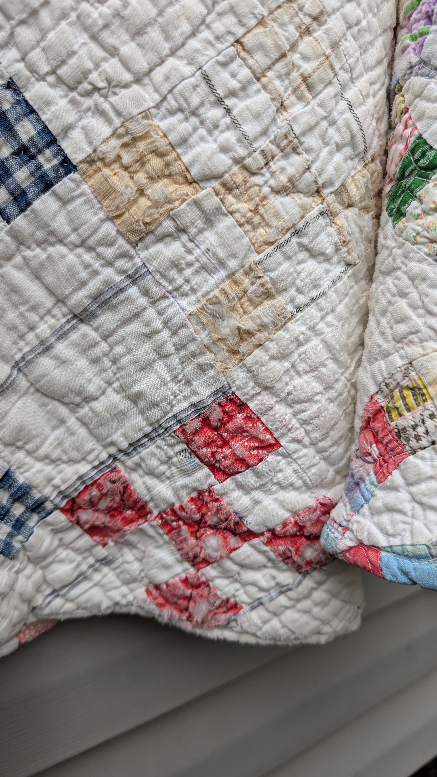 Vintage Quilt Coat, Quilt Coat Made From Two Patchwork Quilts