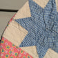 Star Patchwork Quilt Stocking, Stocking Made From A Vintage Quilt