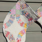 Set of Double Wedding Patchwork Quilt Stockings, Stocking Made From A Vintage Quilt