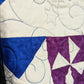 Pinwheel Quilt Tote Bag, Reusable Shopping Bag Made From A Patchwork Quilt